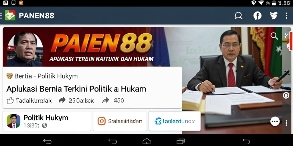 Tampilan antarmuka utama PANEN88 yang informatif dan mudah dinavigasi.
