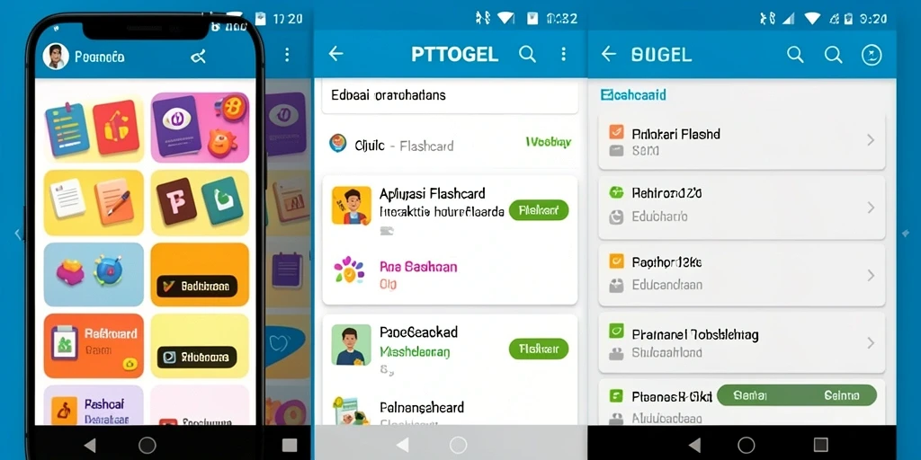 Tampilan antarmuka PTTOGEL yang menarik dan interaktif untuk belajar.