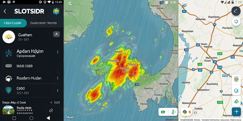 Antarmuka SLOTSIDR menampilkan data radar hujan secara jelas dan informatif.