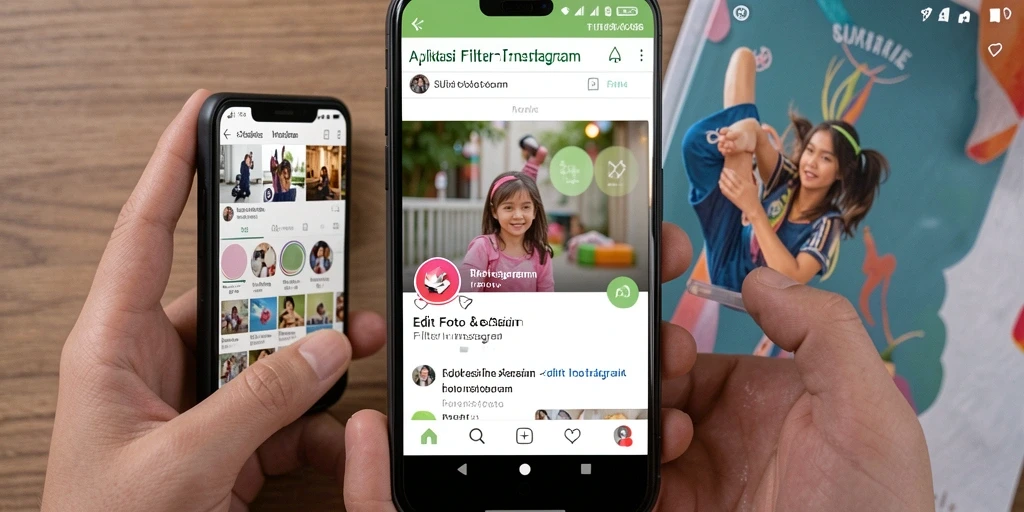 Screenshot utama SUKA86 menampilkan antarmuka editing filter Instagram yang intuitif.